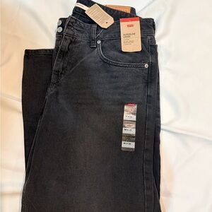 Levi's Women’s Dark Gray Relaxed Jeans